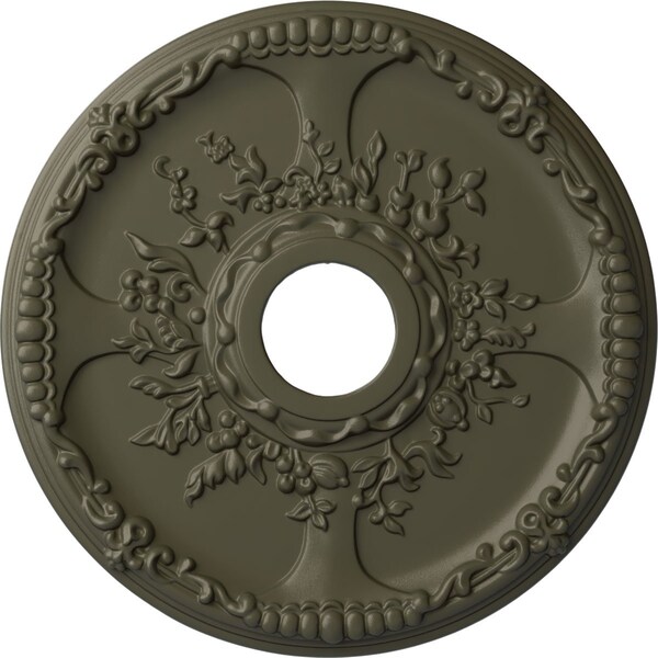 Ekena Millwork Antioch Ceiling Medallion (Fits Canopies up to 3 1/2"), 18"OD x 3 1/2"ID x 1 3/8"P, Witch Hazel CM18SEWHF - main